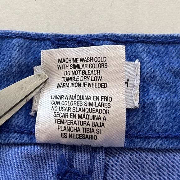 Jaclyn Smith Women SZ 14 Nautical Blue Denim Stretch Coastal Jeans Capri Beach - Picture 4 of 9